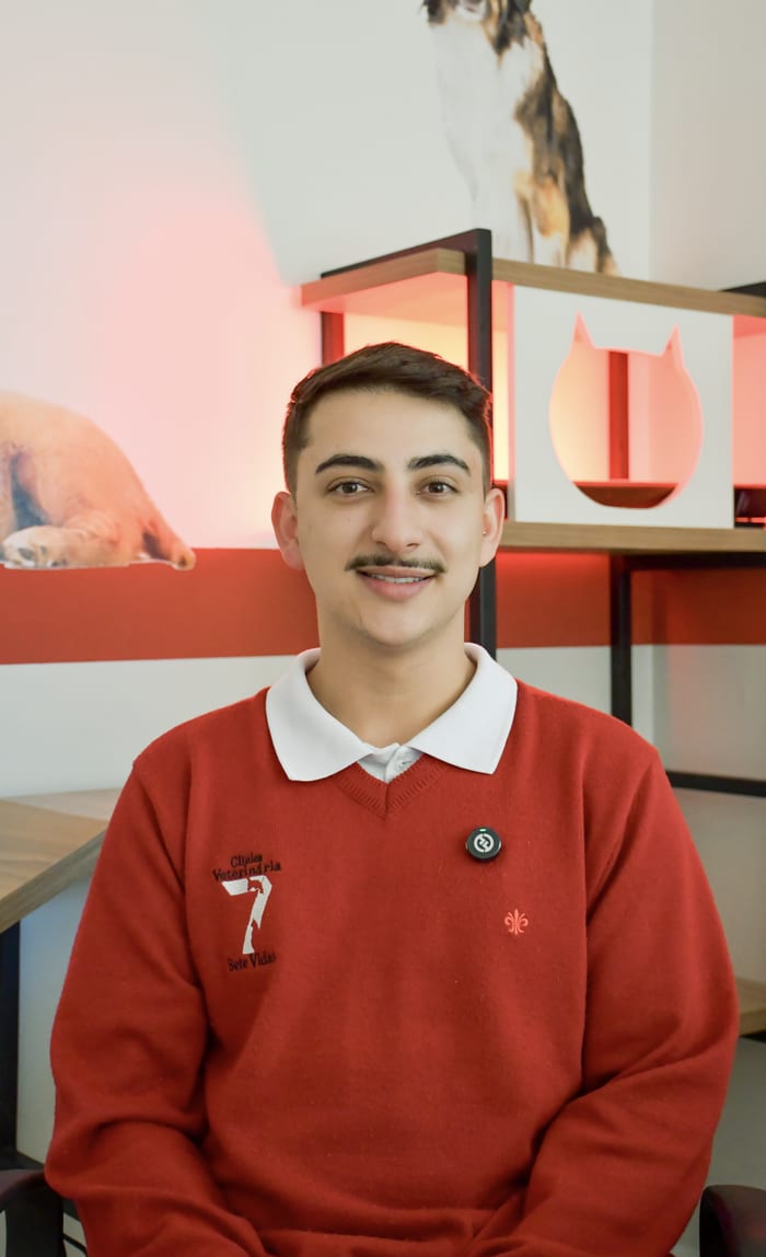 Emanoel, médico veterinário da 7 Vidas