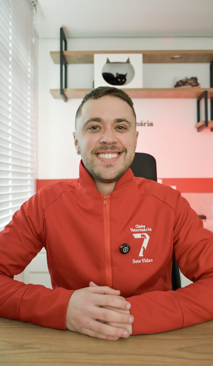 Guilherme, médico veterinário da 7 Vidas